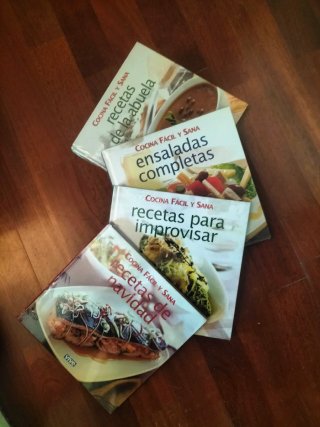 Libros de cocina fácil y sana