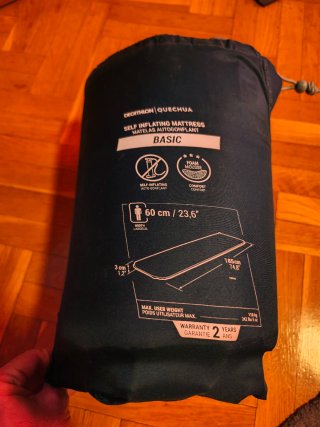 Colchon autoinflable Decathlon Quechua..