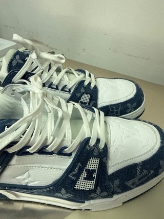 Zapatillas Louis Vuitton Blancas y azules