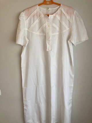 Vestido lencero vintage blanco