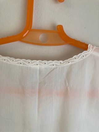 Vestido lencero vintage blanco