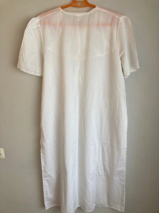 Vestido lencero vintage blanco