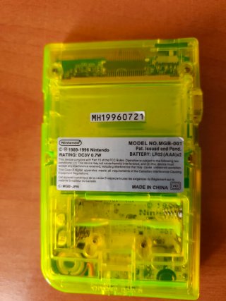 Nintendo Game Boy Pocket Amarillo Neón