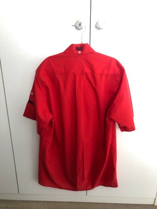Camisa Lonsdale London Roja Manga Corta