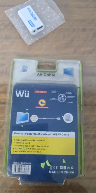 Pack Wii: Cable AV + Adaptador Wii2HDMI