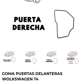 Junta Puerta Delantera Derecha VW T4
