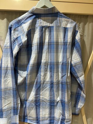 Camisa GANT cuadros azul y blanco