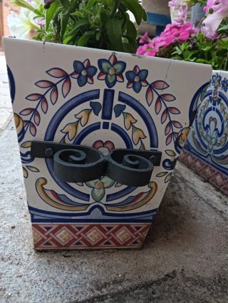 Maceteros de porcelana nuevos
