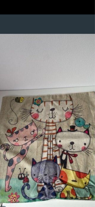 RERESERVADO 2 Fundas de cojín con gatitos
