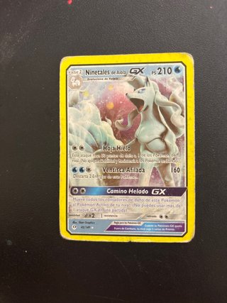 Carta Pokémon Ninetales de Alola GX