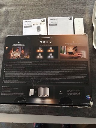 Philips Hue Pillar Argento Bianco