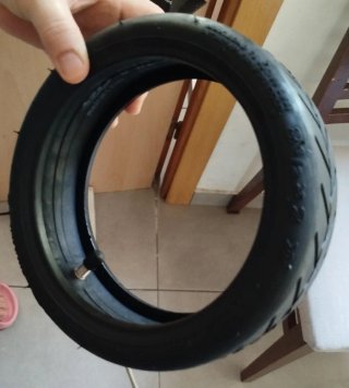 Rueda y cámara patinete eléctrico