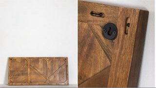 Cabecero de cama 150cm madera de mango Baty Sklum