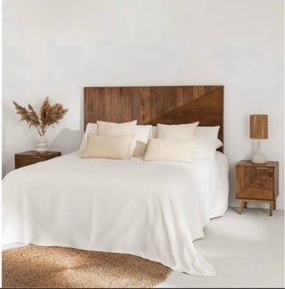 Cabecero de cama 150cm madera de mango Baty Sklum