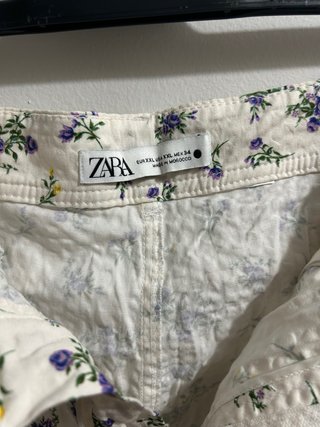Traje Zara Floral Camisa XL Pantalón XXL