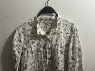Traje Zara Floral Camisa XL Pantalón XXL