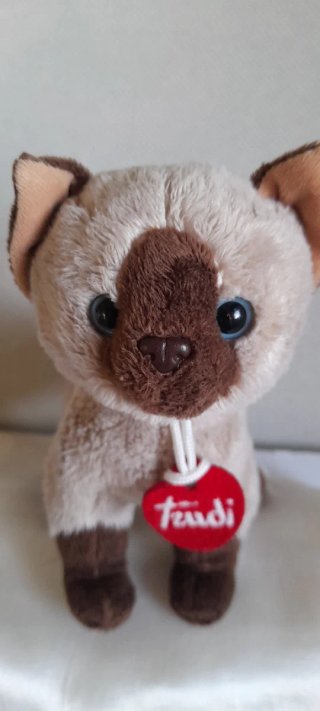 Trudi Gattino Peluche con Borsetta Rosa Originale
