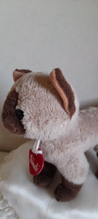 Trudi Gattino Peluche con Borsetta Rosa Originale