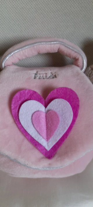 Trudi Gattino Peluche con Borsetta Rosa Originale