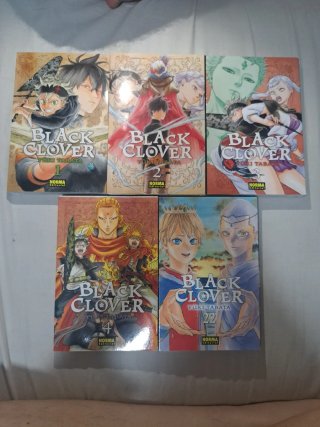 Black clover lote de mangas