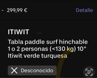 Tabla Paddle Surf Itiwit 10' + Remo