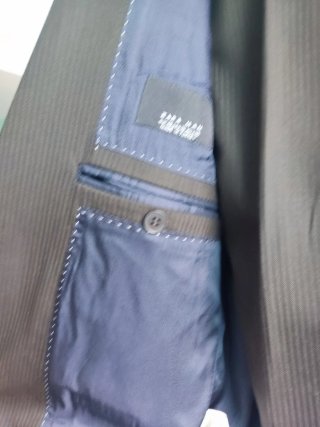 Traje Zara Hombre Talla M Marrón/Azul
