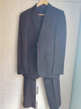 Traje Zara Hombre Talla M Marrón/Azul