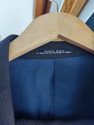 Traje Zara Hombre Talla M Marrón/Azul