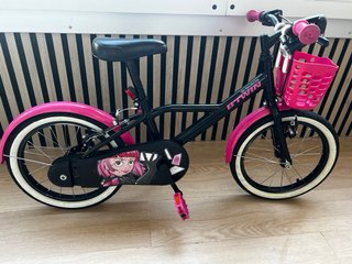 Bicicleta B'TWIN 16 Niña Rosa/Negra