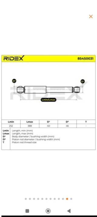 Amortiguadores traseros Opel Astra G