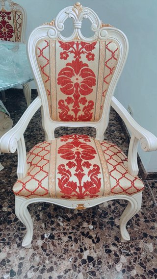 Juego Comedor Barroco Mesa y 4 Sillas
