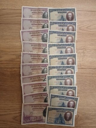 Lote 60 Billetes Españoles Pesetas