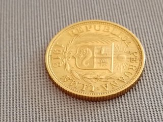 1 Libra Perú 1918 Oro