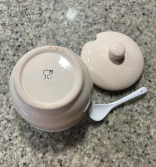 Azucarero y Lechera de Porcelana