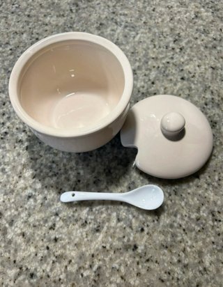 Azucarero y Lechera de Porcelana
