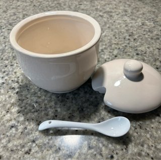 Azucarero y Lechera de Porcelana