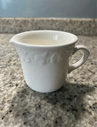 Azucarero y Lechera de Porcelana
