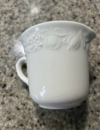Azucarero y Lechera de Porcelana
