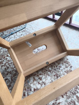 Banqueta de madera 2 peldaños ikea