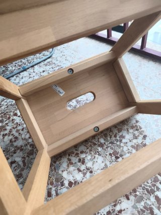 Banqueta de madera 2 peldaños ikea
