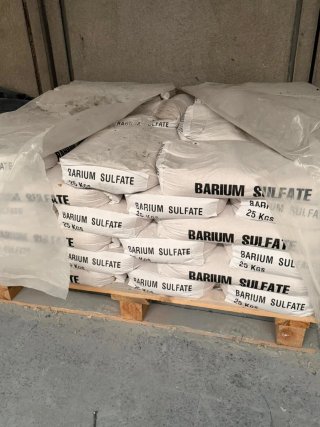 SE REGALA Bolsas Barium Sulfate 25 Kgs