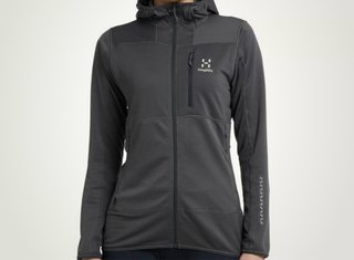 Haglöfs LIM Mid Fast Hood Mujer Gris