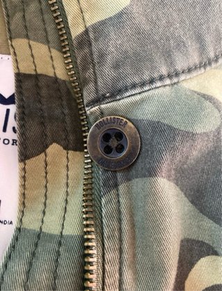 Chaqueta Hollister Militar Talla M