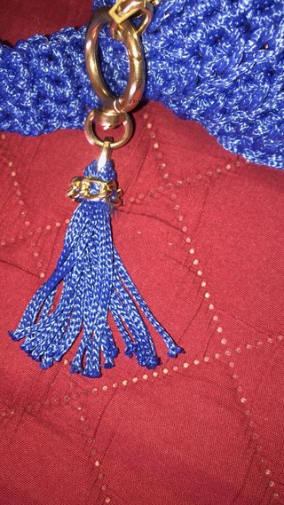 Marsupio blu tricot