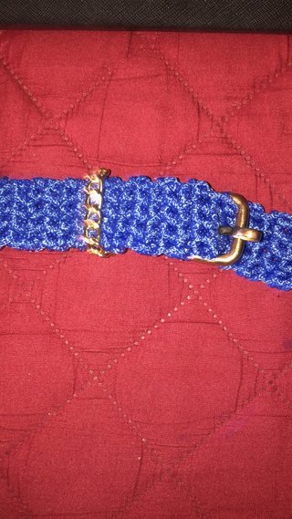 Marsupio blu tricot