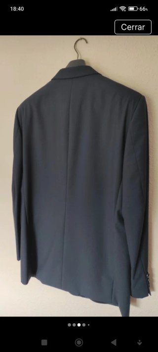 Chaqueta americana Miguel Berbel  azul marino