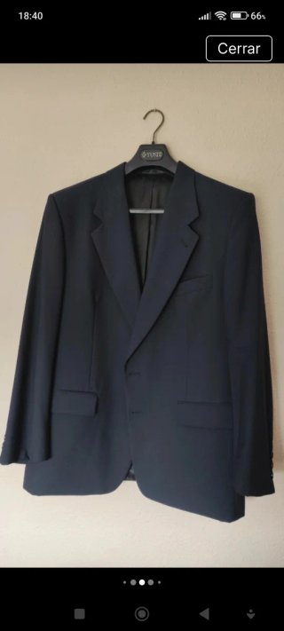 Chaqueta americana Miguel Berbel  azul marino