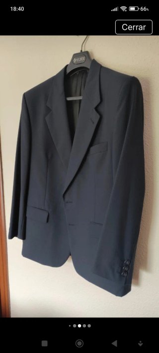 Chaqueta americana Miguel Berbel  azul marino