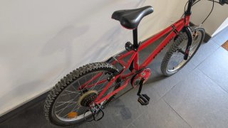 Bicicleta infantil 20 roja