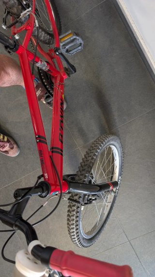 Bicicleta infantil 20 roja